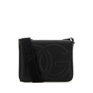 돌체앤가바나 남성 블랙 DG Logo 미디움 레더 크로스백 BM3004A8034 80999
