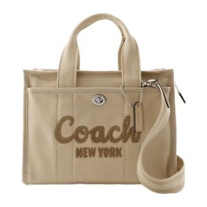 코치 카고 26 코튼 토트백 CP164-LHVRA DARK NATURAL