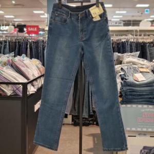 뱅뱅 HC21 뱅뱅여성일자핏기모스판청바지 NQK743