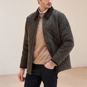 로코엘라 링킨 입체패턴 퀄팅 남성 패딩 자켓