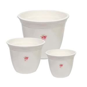 라인 원화분3호 플라스틱 원형화분 W