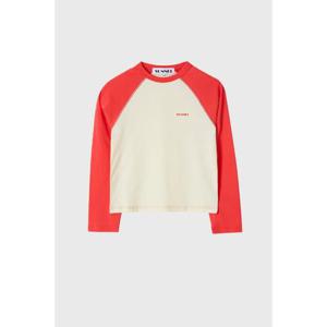 써네이 긴팔 티셔츠 CRTWWJER015JER012PYL DOM