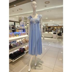 [와코루] 롱원피스 스타일의 속가운  여성홈웨어 (WGN2081B)