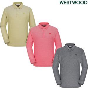 [웨스트우드]남성 봄 린넨 긴팔 폴로티 WO1MCTP415