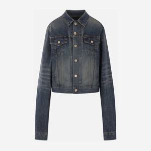 발렌시아가 체스트 포켓 버튼업 데님 재킷 814031 TRW623020