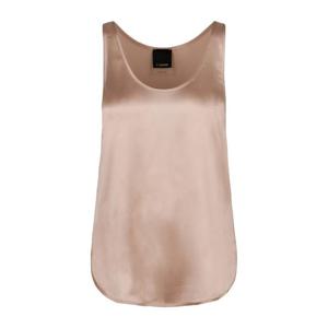 핀코 릴렉스 핏 새틴 탱크 탑 104670A2JR N34