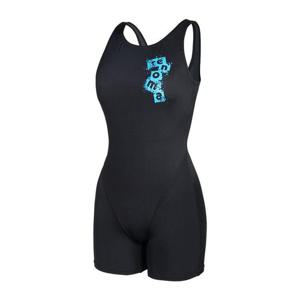 [레노마수영복]여성 2부 빈티지 퍼즐 반신수영복 블랙 RN-LF2E861-BK