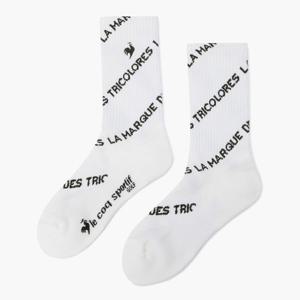 [르꼬끄골프] 여성 레터링 자카드 미들 삭스 (GQ122LSO22)