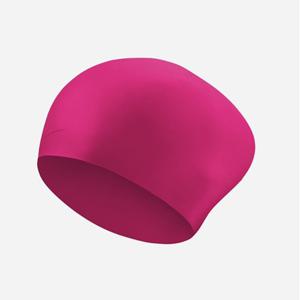 나이키스윔 NESSA198-672 롱헤어 실리콘 트레이닝 캡 핑크 프라임 - 수모
