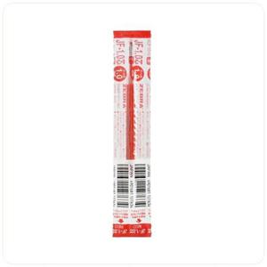 부드러운볼펜 제브라 사라사리필 RJF10-RD 적색 1.0mm 10개