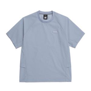 내셔널지오그래픽 N252UTS310 피오토스 우븐 세미오버핏 반팔 티셔츠 STEEL BLUE