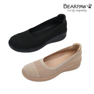 베어파우 여성 AYLA 키높이 경량 슬립온 2컬러 (K2988RA-W-GSGR)