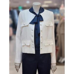 SOUP 세이브존07 라운드넥 트위드 자켓 VA3JK22