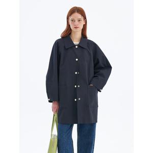 [올리브데올리브]싱글 하프 트렌치 코트(OH5XR183)