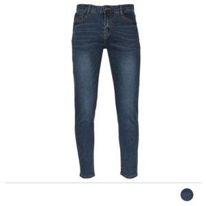 남성 탑 스키니 데님팬츠-진청