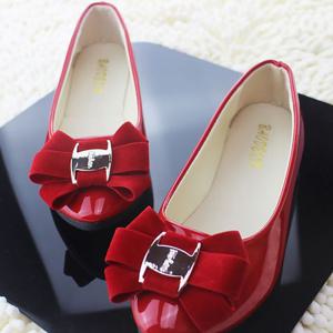 골드 에나멜 리본 1cm 데일리 플랫슈즈 구두 5컬러