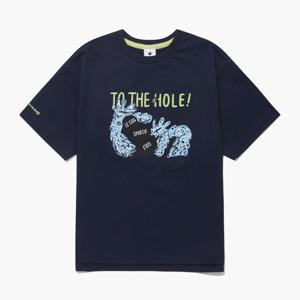 [르꼬끄골프] [하이다나 콜라보] 여성 라운드 티셔츠 (GQ222LRS62)