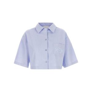 GIVENCHY 로고 자수 셔츠 BW61591557453