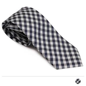 소풍 체크 자동넥타이