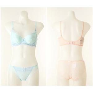 [비너스] (OBR59325E F+OBR5932S) 밀착감이 좋은 그라데이션 소르베 브라 전체 레이스팬티 세트