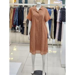 아르테 세이브존07 트임 반팔 롱 원피스 DPBPWO200AE