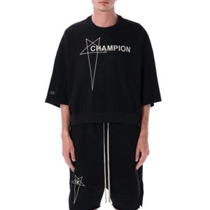 릭오웬스 x 챔피온 반팔 티셔츠 CM01E1677CHJG 09 BLACK
