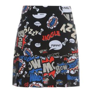 [샵앤]쿠아 캐주얼 패턴 주름 골프 스커트 NS-WSK-0934-블랙