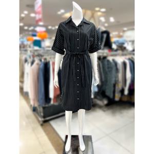 [트리아나]스트라이프 셔츠형 원피스 TG2PA06