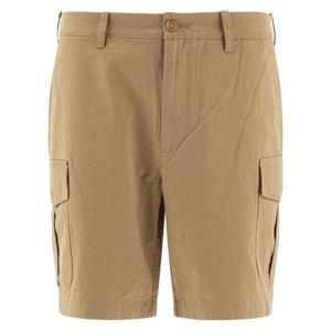 빈스 남성 베이지 린넨 카고 쇼츠 M08162756388BLW