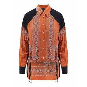 [PINKO] 라프리마 여성 셔츠 Brown 104664A2CKLZ3 /8