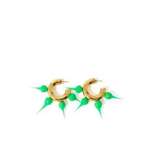 25 FW 써네이 스몰 스파이크 후크 이어링 ACCXJEW013MET007 TP432111989