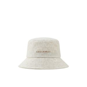 M 캘러웨이골프모자 CQK CWAC24X209_BE 여성 로고 패턴 버킷햇