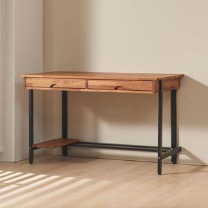 이니스 멀바우원목 철제 입식 컴퓨터책상 1200