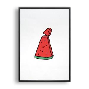 아트박스/올뉴프레임 조각과일 친구들 _수박 / 일러스트 액자