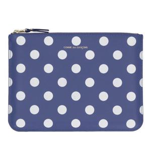 꼼데가르송 프린티드 가죽 파우치 SA5100PD NAVY