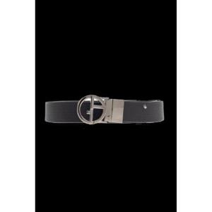 조르지오 아르마니 로고 플라크 버클 벨트 GM002606AF20909 UC001 TP943996456