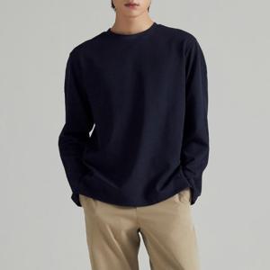 뉴발란스긴팔티 KQJ NBNDE32023-03 남성 THE TRACK 프레쉬 와플 니트 (SEMI OVER FIT)