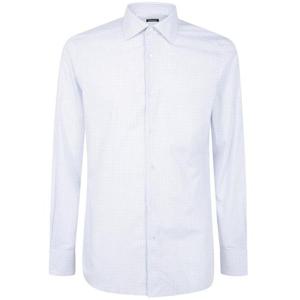 에르메네질도제냐 긴팔 셔츠 201602A2 9MS0MT 436 LIGHT BLUE WH