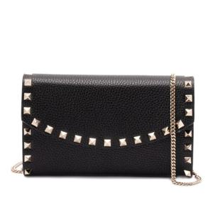 발렌티노 락스터드 체인 스트랩 지갑 7W2P0AR6VSH 0NO