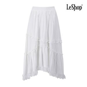 [르샵]레이스 프릴 캉캉 밴딩 스커트 (BP7SK010A)