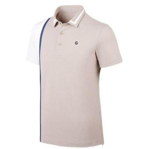 엘르골프 세이브존01 남성 세로 배색 포인트 폴로 반팔 티셔츠 6I35216 200