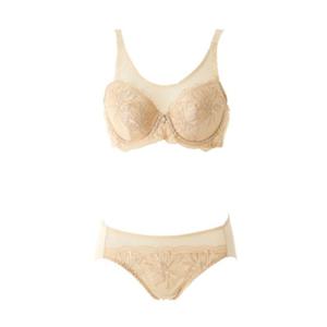 [와코루] DBR0461C H 샬루트 런닝스타일(와이어유) 풀컵브래지어+햄팬티셋트(C컵)