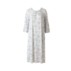 [비너스]블루 부드러운터치감의 꽃나염 원피스 VEV3952L