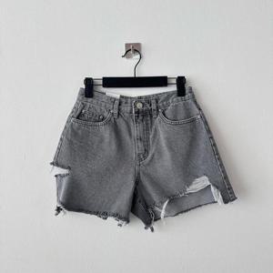 [다잇템]여성 허벅지컷팅 빈티지 진 SS 언발 청반바지