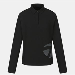 테일러메이드  2025 F W 여성 빅로고 변형핏 티셔츠 TWTYO7241-199 블랙