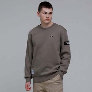 [내셔널지오그래픽 (행사)]폴리카터 스몰 로고 풀기모 맨투맨 N234USW050