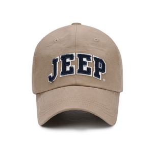[지프]JQ3GCU129 베이지 대문자 아플리케 볼캡 야구모자_SC