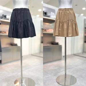 [에고이스트]셔링볼륨밴딩플레어 스커트 ER3WS364HJ_DG