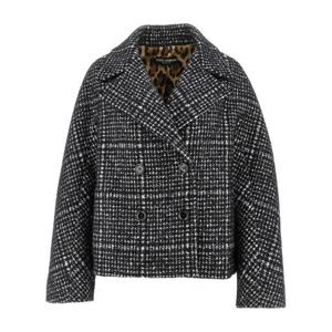 돌체앤가바나 더블브레스트 체크 패턴 재킷 F27GDT FQZAO S8100