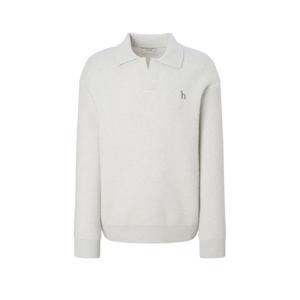 헤지스  25FW  남성 울 오픈카라 니트 HZSW5D553G1